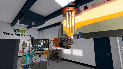 Virtual reality glass manufacturing training